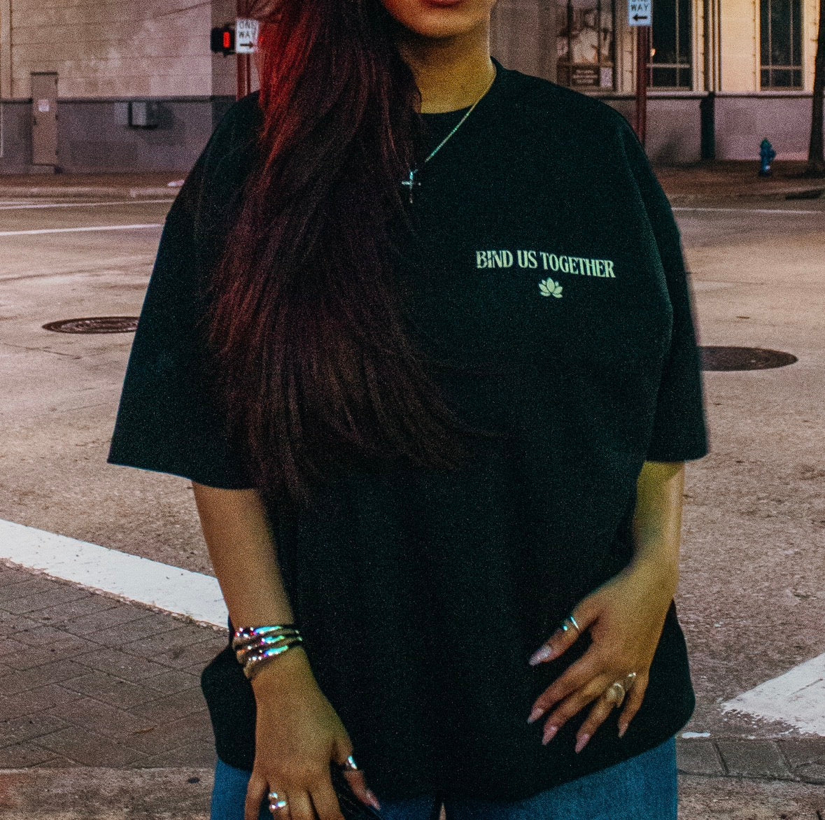 FOR HIS CITY Boxy Heavyweight Tee