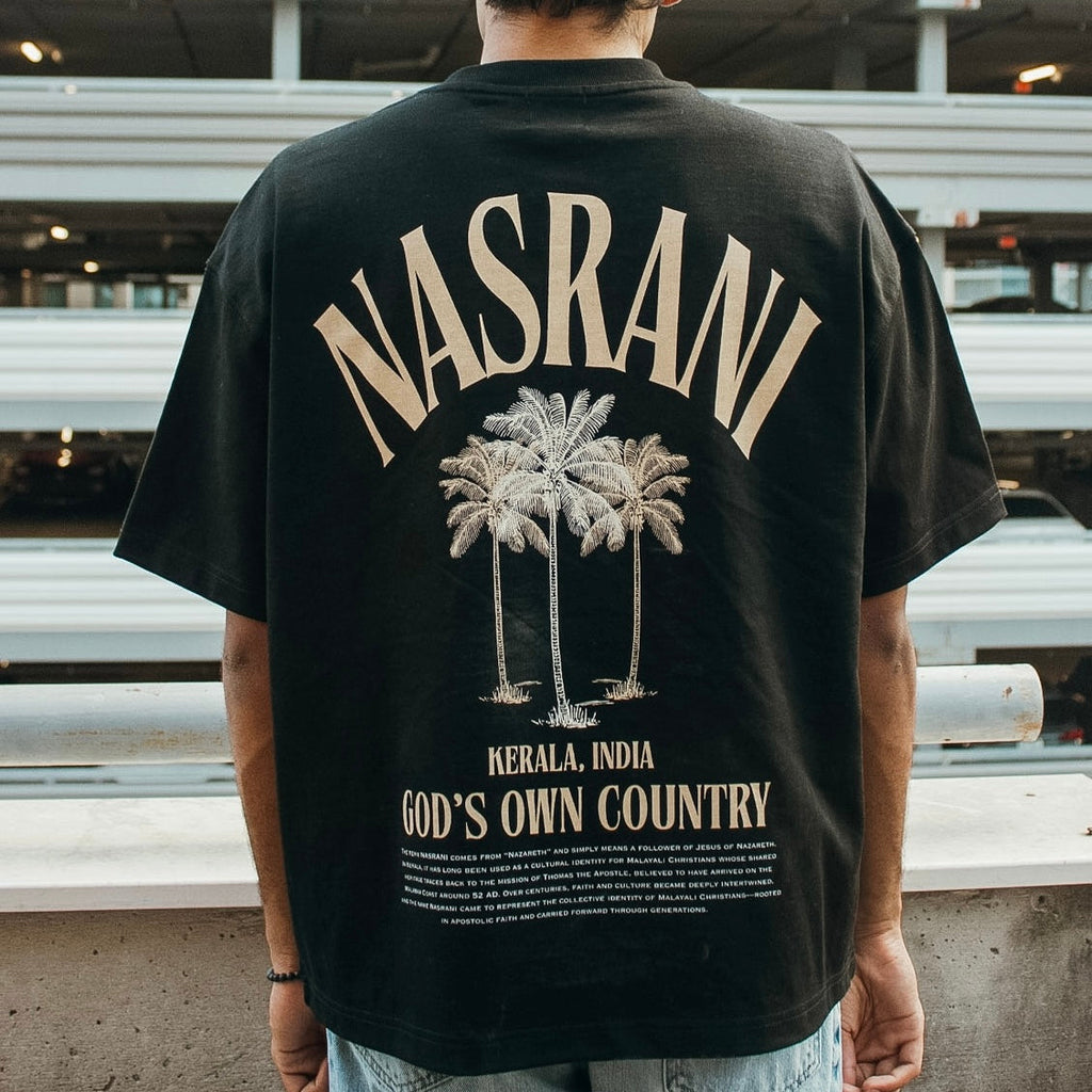 NASRANI Boxy Heavyweight Graphic Tee