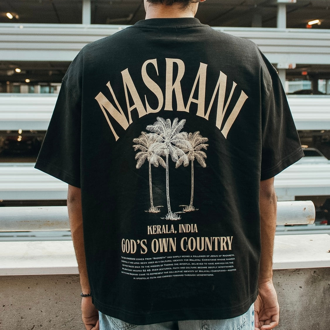 NASRANI Boxy Heavyweight Graphic Tee