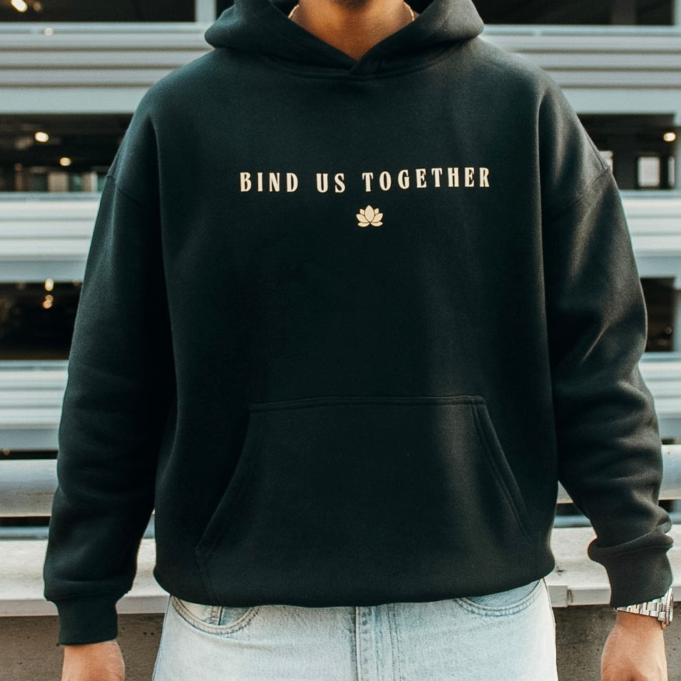 NASRANI Graphic Back Oversize Fleeced Hoodie