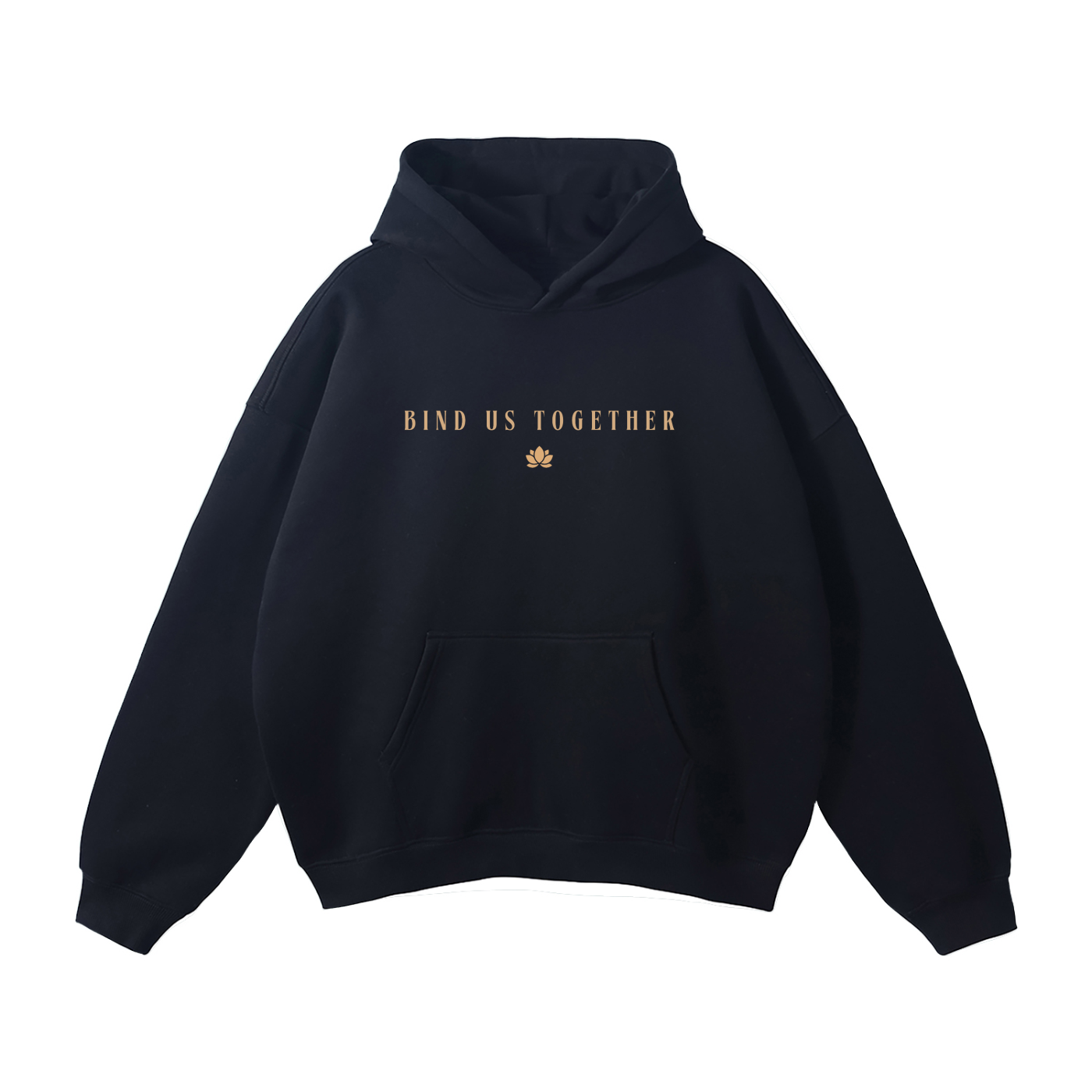 NASRANI Graphic Back Oversize Fleeced Hoodie